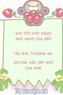 KHI TÔI ĐỌC ĐƯỢC SUY NGHĨ CỦA SẾP